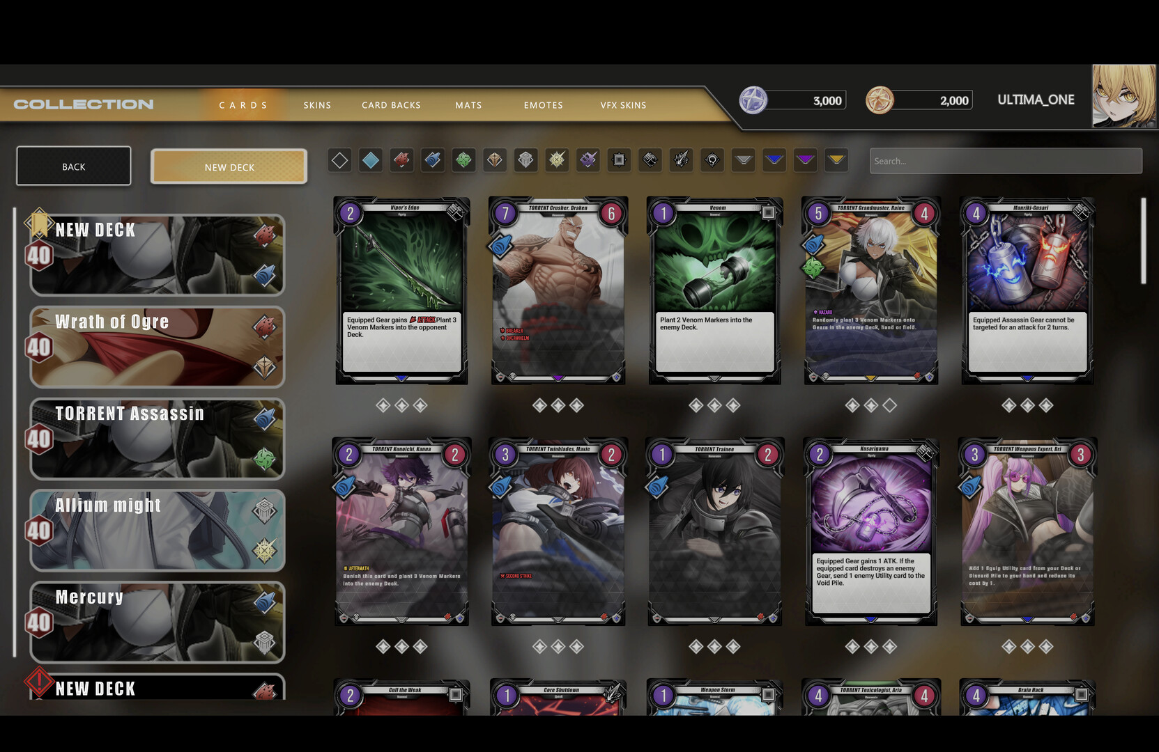 Gear Slayer CCG concept art